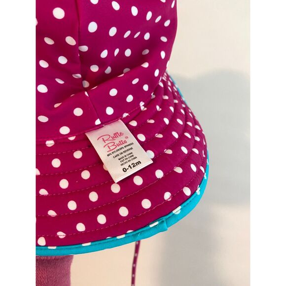 Rufflebutts Ruffle Butts Swim Hat Bucket Hat for Baby 0-12 months - Picture 3 of 4